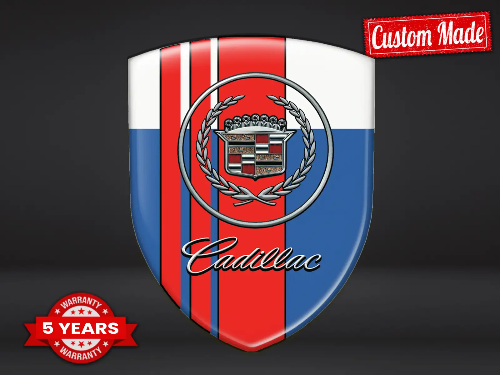 Cadillac Decalcomanie Cofano Auto Moderne Sportive Resistenti